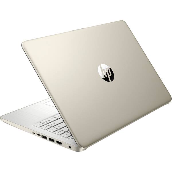 Laptop HP 14s-dq2038nq, Intel Core i5-1135G7 pana la 4.2GHz, 14" Full HD, 16GB, SSD 512GB, Intel Iris Xe Graphics, Windows 11 Home, auriu