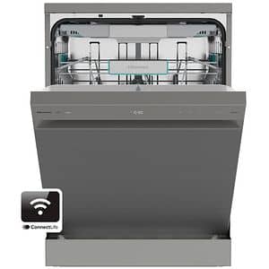 Masina de spalat vase independenta HISENSE HS693A90XAD, 16 seturi, 7 programe, 60 cm, Clasa A, Wi-Fi, gri