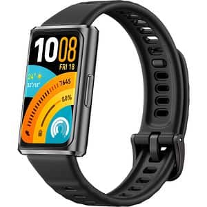 Bratara fitness HUAWEI Band 11 Pro, Android /iOS, Black Fluoroelastomer Strap