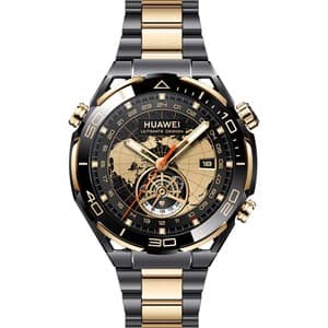 Smartwatch HUAWEI Watch Ultimate Design Gold Edition, Android/iOS, negru-auriu