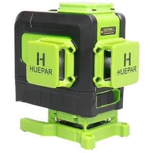 Nivela cu laser HUEPAR 903DG, raza 35m, negru-verde