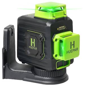 Nivela cu laser HUEPAR B02CG, raza 30m, negru-verde
