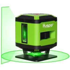Nivela cu laser HUEPAR FL360GA, raza 35m, negru-verde