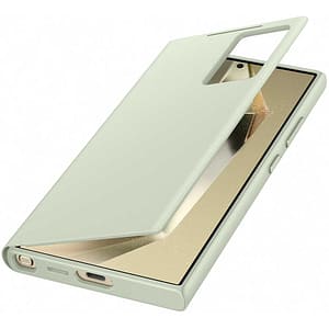 Husa SAMSUNG Smart View Wallet Case pentru Galaxy S24 Ultra, EF-ZS928CGEGWW, Light Green