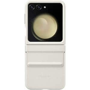 Husa telefon SAMSUNG Flap Eco-Leather Case pentru Galaxy Z Flip5, EF-VF731PUEGWW, Cream
