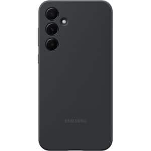 Husa telefon SAMSUNG Silicone Case pentru Galaxy A55, EF-PA556TBEGWW, Black