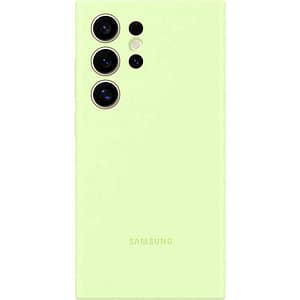 Husa telefon SAMSUNG Silicone Case pentru Galaxy S24 Ultra, EF-PS928TGEGWW, Lime