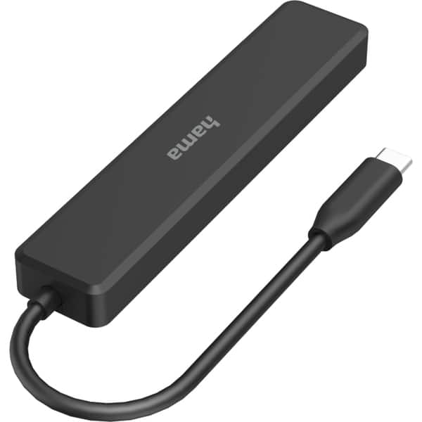 Hub USB HAMA 200117, USB 3.2, USB-C, USB 2.0, HDMI, negru