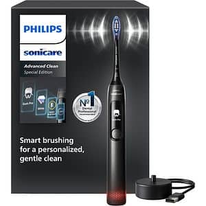 Periuta de dinti electrica PHILIPS Sonicare Advanced Clean HX3792/11, 31000 miscari/min, 5 programe, 1 capat, negru