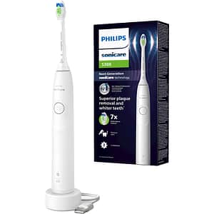 Periuta de dinti electrica PHILIPS Sonicare 5300 HX7108/01, 62000 miscari/min, 1 program, 1 capat, alb