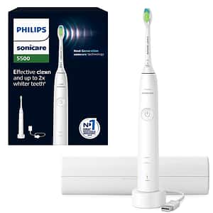 Periuta de dinti electrica PHILIPS Sonicare HX7110/02, 62000 miscari/min, 2 programe, 1 capat, alb