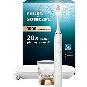 Periuta de dinti electrica PHILIPS Sonicare Diamond Clean HX9911/23, 62000 miscari/min, Curatare 3D, 4 programe, 1 capat, alb