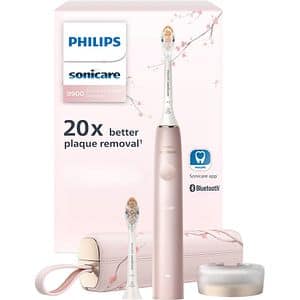 Periuta de dinti electrica PHILIPS Sonicare Prestige 9900 HX9992/31, 62000 miscari/min, 5 programe, 2 capete, roz