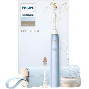Periuta de dinti electrica PHILIPS Sonicare Prestige HX9997/32, 62000 miscari/min, Tehnologie SenseIQ, 5 programe, 2 capete, bleu