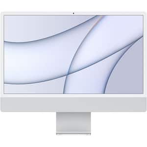Sistem PC All in One APPLE iMac (2021) mgpd3ze/a, 24" Retina 4.5K, Apple M1, 8GB, SSD 512GB, 8-core GPU, macOS Big Sur, Silver, Tastatura layout INT