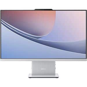 Sistem All in One LENOVO IdeaCentre AIO 27ILL11, Intel Core Ultra 7 256V pana la 4.8 GHz, 27" Full HD, 16GB, SSD 512GB, Intel Arc 140V, Free DOS, Cloud Grey