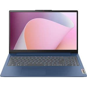 Laptop LENOVO IdeaPad Slim 3 15ABR8, AMD Ryzen 5 5625U pana la 4.3GHz, 15.6" Full HD, 8GB, 512GB, AMD Radeon Graphics, FreeDOS, Abyss Blue