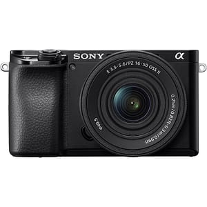 Aparat foto mirrorless SONY Alpha ILCE-6100AKB, 24.2MP, 4K, Wi-Fi, negru + Obiectiv SELP16502