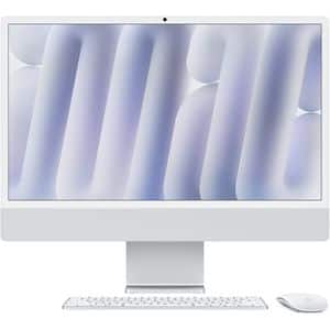 Sistem PC All in One APPLE iMac (2024) mwuv3ro/a, Apple M4, 24" Retina 4.5K, 16GB, SSD 512GB, 10-core GPU, macOS Sequoia, Silver, Tastatura layout RO