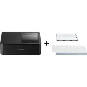Kit Imprimanta foto CANON Selphy CP1500, USB, Wi-Fi, negru + Hartie RP54