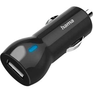 Incarcator auto HAMA 201635, 1x USB-A, 12W, negru