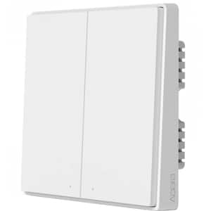 Intrerupator smart simplu AQARA WS-EUK02, Wi-Fi, alb