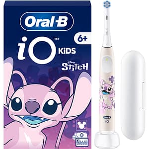 Periuta de dinti electrica ORAL-B iO Kids Disney Stitch Angel, 3 programe, 1 capat, alb