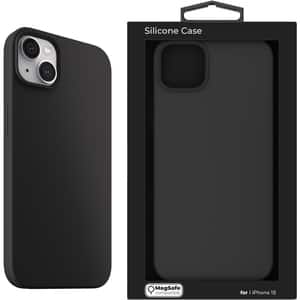 Husa telefon Silicone Case NEXT ONE pentru Apple iPhone 15, Black