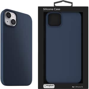 Husa telefon Silicone Case NEXT ONE pentru Apple iPhone 15, Blue
