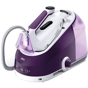 Statie de calcat BRAUN CareStyle 5 IS5247VI, 2400W, 500g/min, 2000ml, talpa Eloxal Plus, violet-alb