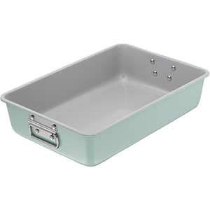 Tava de copt TEFAL Ceramik J1756204, 40x28cm, otel, verde