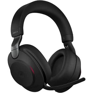 Casti Wireless teleconferinta JABRA Evolve2 85, Link 380/390a, Stereo, Noise Cancelling, Bluetooth, USB-C, negru