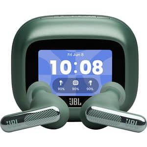 Casti JBL Live Beam 4, True wireless, Bluetooth, In-ear, Microfon, Noise cancelling, verde
