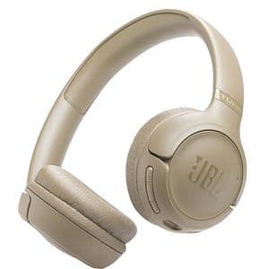 Casti JBL Tune 530BT, Bluetooth, On-ear, Microfon, bej