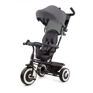 Tricicleta KINDERKRAFT Aston KRASTO00GRY, 9 luni+, gri inchis-negru