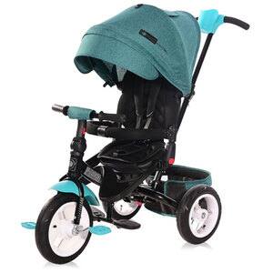Tricicleta copii multifunctionala 4in1 BERTONI-LORELLI Jaguar Air LOR4800, 12 luni+, verde-negru