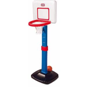 Set cos baschet LITTLE TIKES Junior LT62083, 18 luni+, albastru-rosu