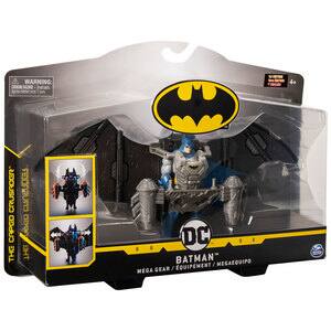 Figurina BATMAN The caped crusader - Mega gear 037013041, 3 ani+, gri-negru