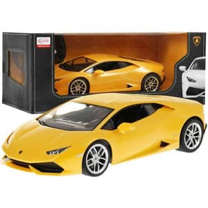 Masinuta cu telecomanda RASTAR Lamborghini LP610-4 037027772, 3 ani+, galben-negru