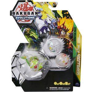 Set 3 figurine BAKUGAN S4 Serpillious Ultra Verde Colossus si Neo Dragonoid 037033872, 6 ani+, multicolor