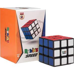 Joc educativ SPINMASTER Cub Rubik original de viteza 3x3 591711117, 8 ani+, 1 jucator