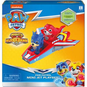 Set figurine PAW PATROL Avion Chase si Marshall 6058768, 3 ani+, multicolor