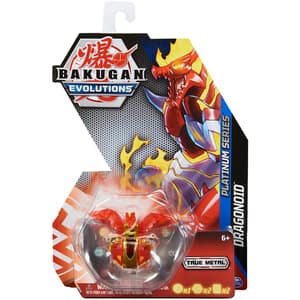 Figurina BAKUGAN Evolutions Diecast Strength Dragonoid 6063485, 6 ani+, rosu-galben