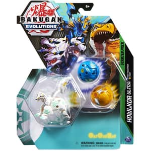 Figurina BAKUGAN Evolutions Starter Pack Howlkor Ultra Neo Pegatrix&Trox 6064656, 6 ani+, multicolor