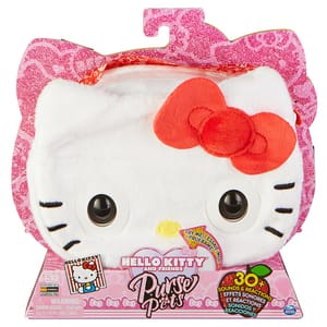 Jucarie interactiva SPINMASTER Purse Pets Bag Trendy Treats - Hello Kitty si prietenii 6065146, 5 ani+, multicolor