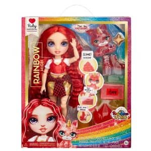 Papusa RAINBOW HIGH Ruby Anderson MGA120179EU, 4 ani+, rosu-negru