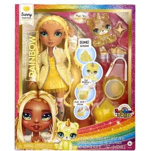 Papusa RAINBOW HIGH Sunny Madison MGA120186EU, 4 ani+, galben-alb