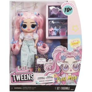 Papusa LOL SURPRISE Tweens - Flora Moon Fashionista MGA591665EUC, 3 ani+, bleu-roz