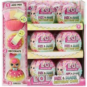 Papusa LOL SURPRISE Mix&Make Birthday Cake MGA593140EUC, 3 ani+, multicolor