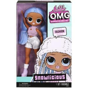 Papusa LOL SURPRISE O.M.G. - Snowlicious MGA987703EUC, 3 ani+, albastru-roz